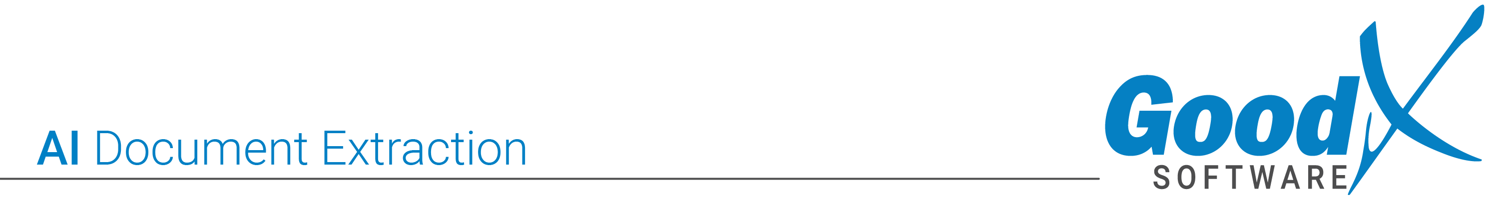 Header of AI document extraction
