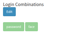 Visible options added logins