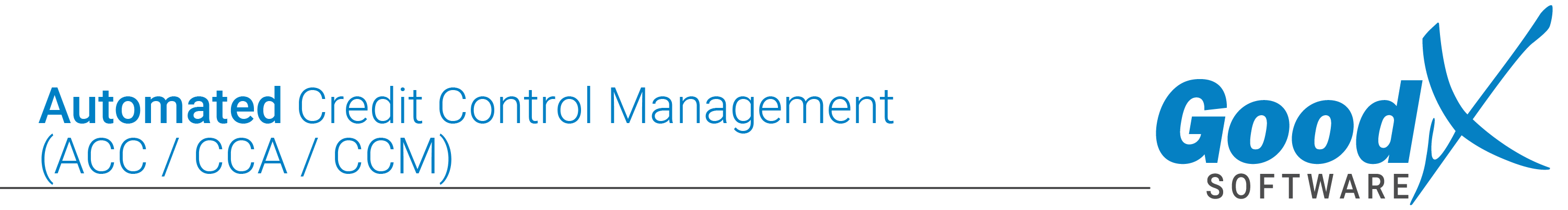 Header of Automated Credit Control Management (Abbreviations are ACC, CCA or CCM)