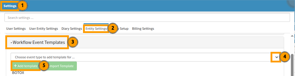 Steps to setup templates
