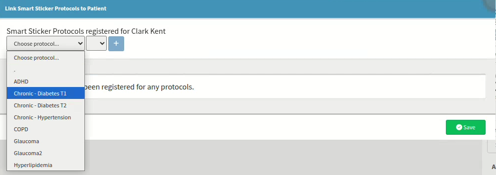 Drop down example