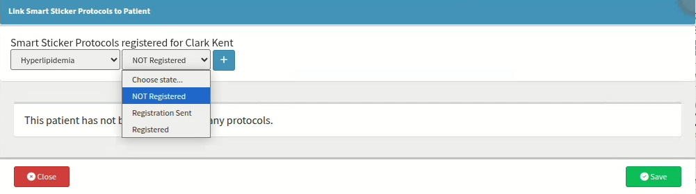 Secondary selection example