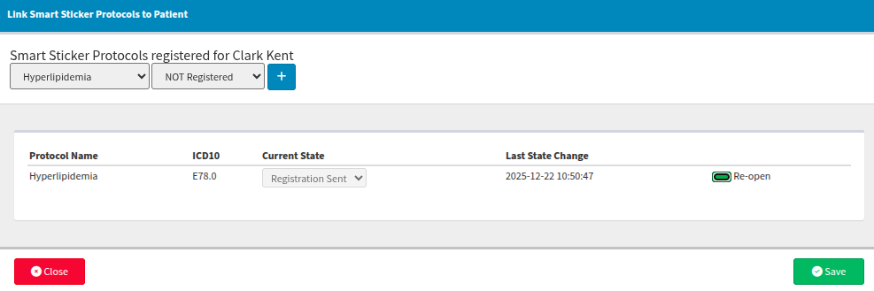 Reopen option