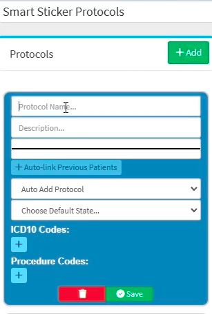 Blank protocol example