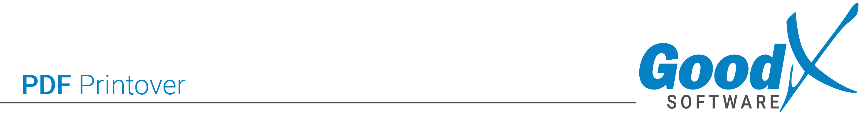 Header of PDF Printover