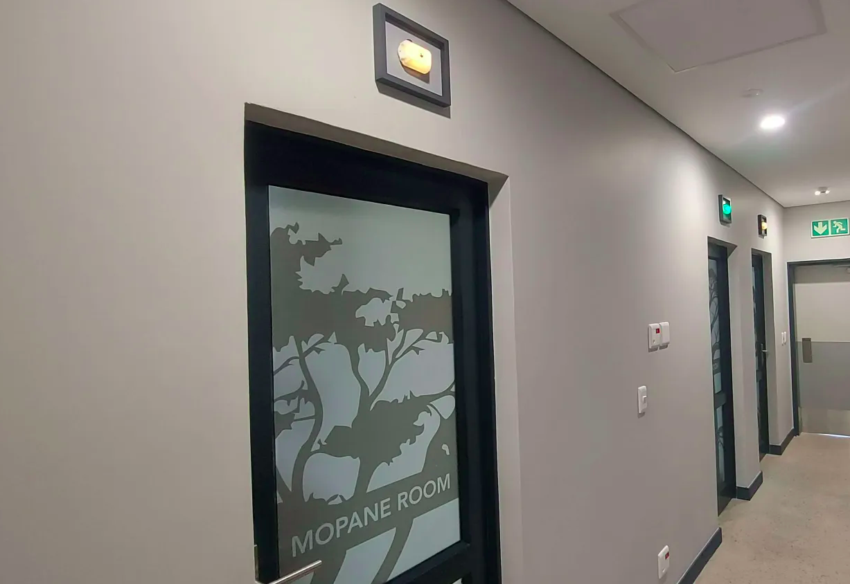 RF ID Tags in use above rooms