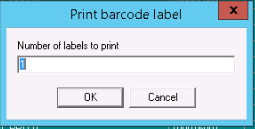 Qty barcodes