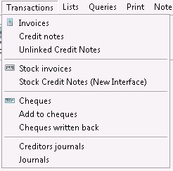 Creditors note stock