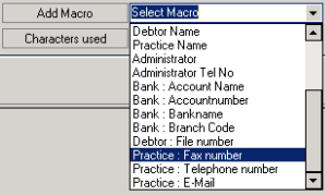 Manage Add Macro - Macros